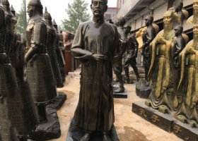 景區(qū)校園玻璃鋼仿銅魯迅雕塑
