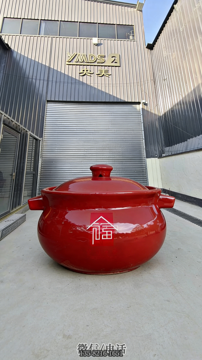 砂鍋雕塑實(shí)拍圖