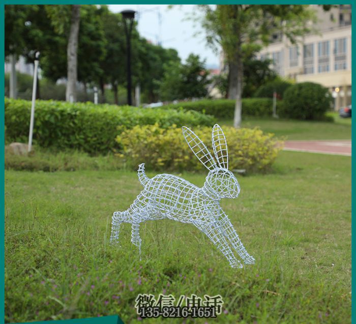 動物雕塑實拍圖