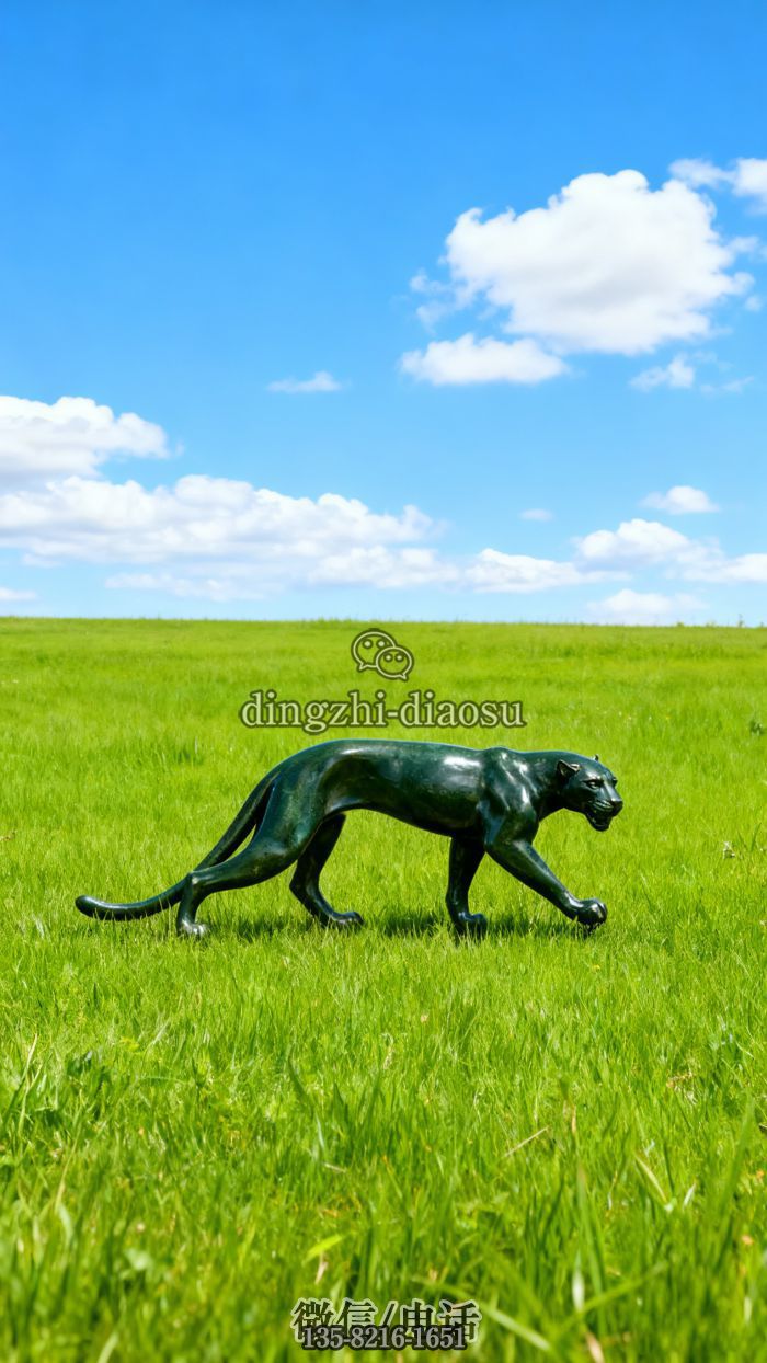 獵豹雕塑
