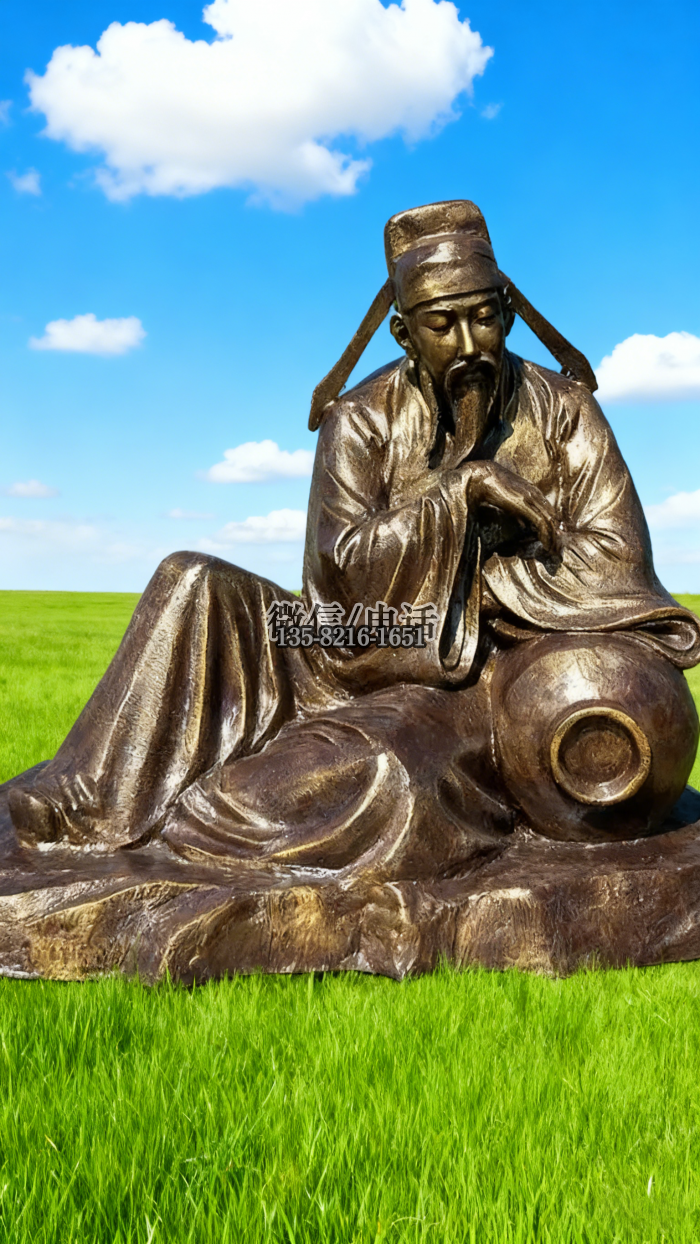 不銹鋼醉酒雕塑