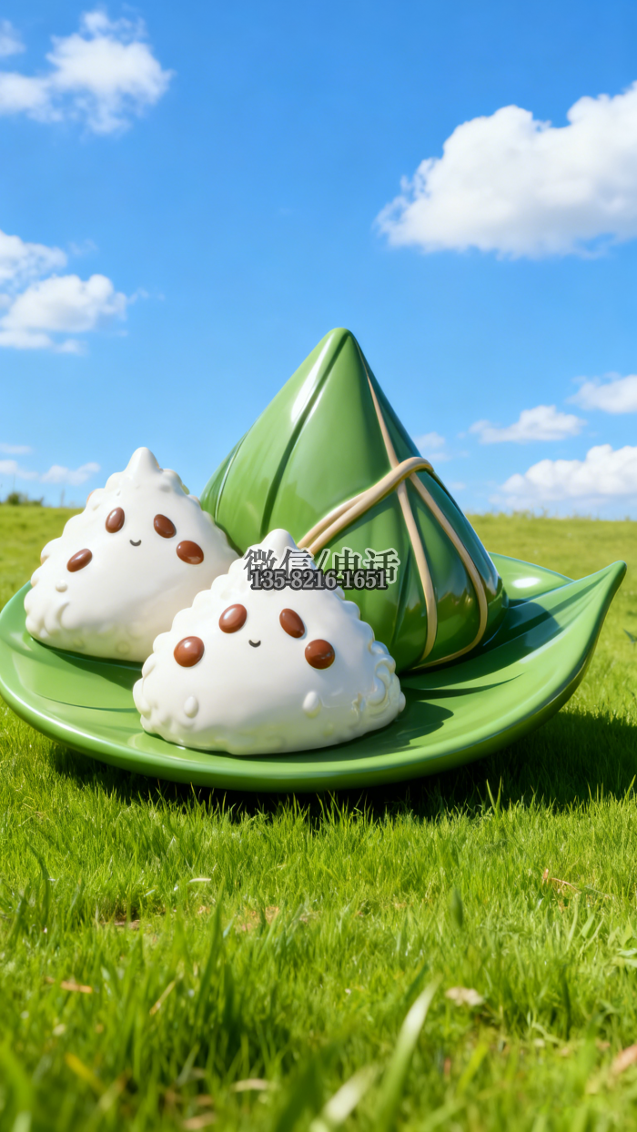 玻璃鋼粽子雕塑