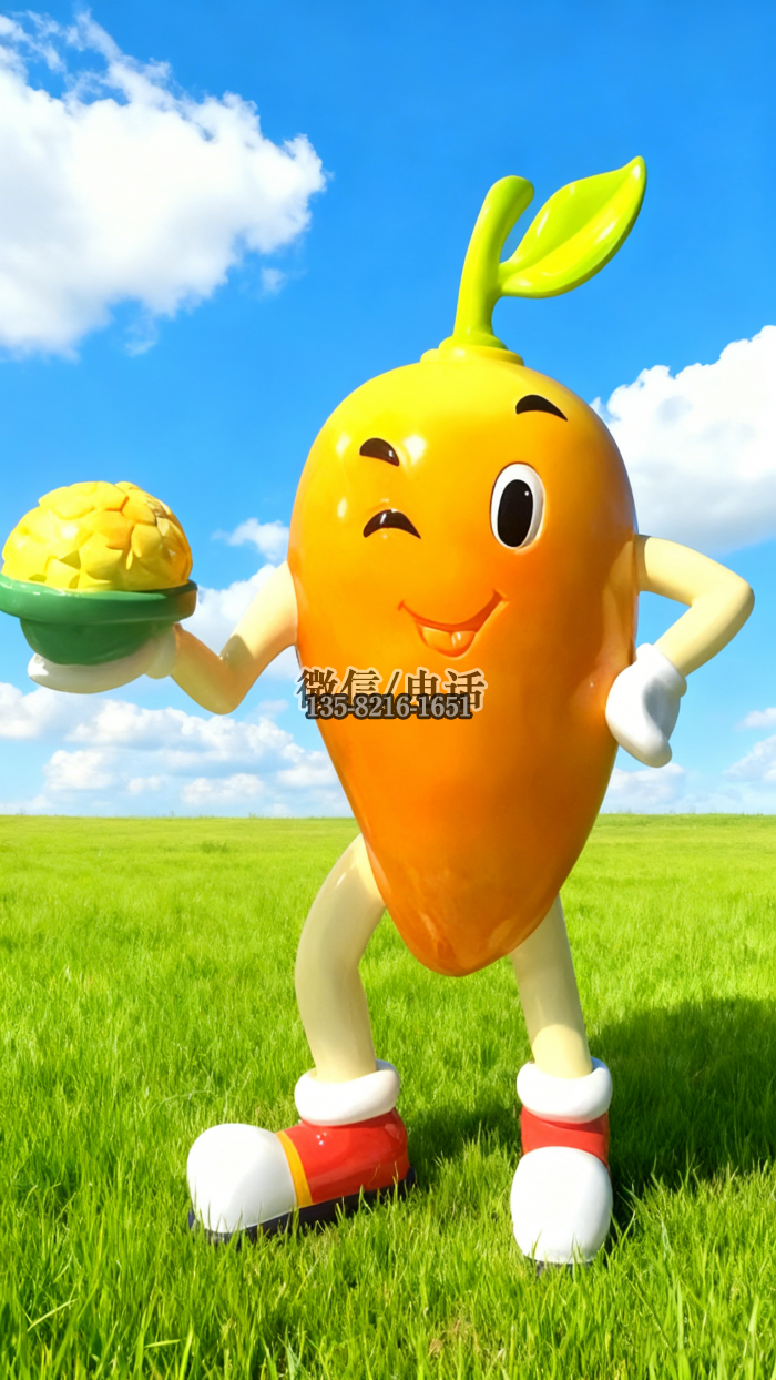 玻璃鋼芒果雕塑