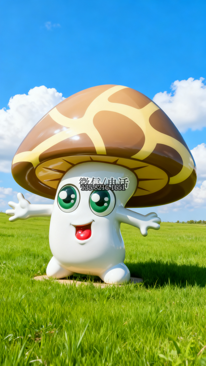 香菇雕塑實(shí)拍圖